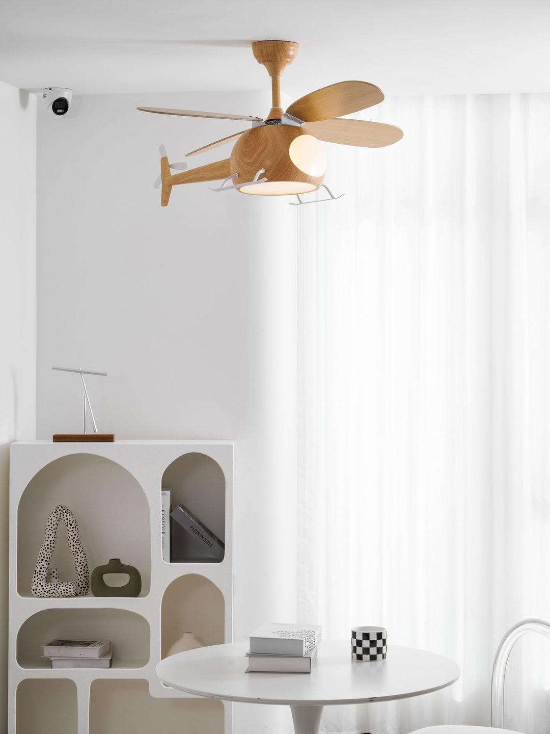 Heli Breeze Barn Takfläkt Lampa