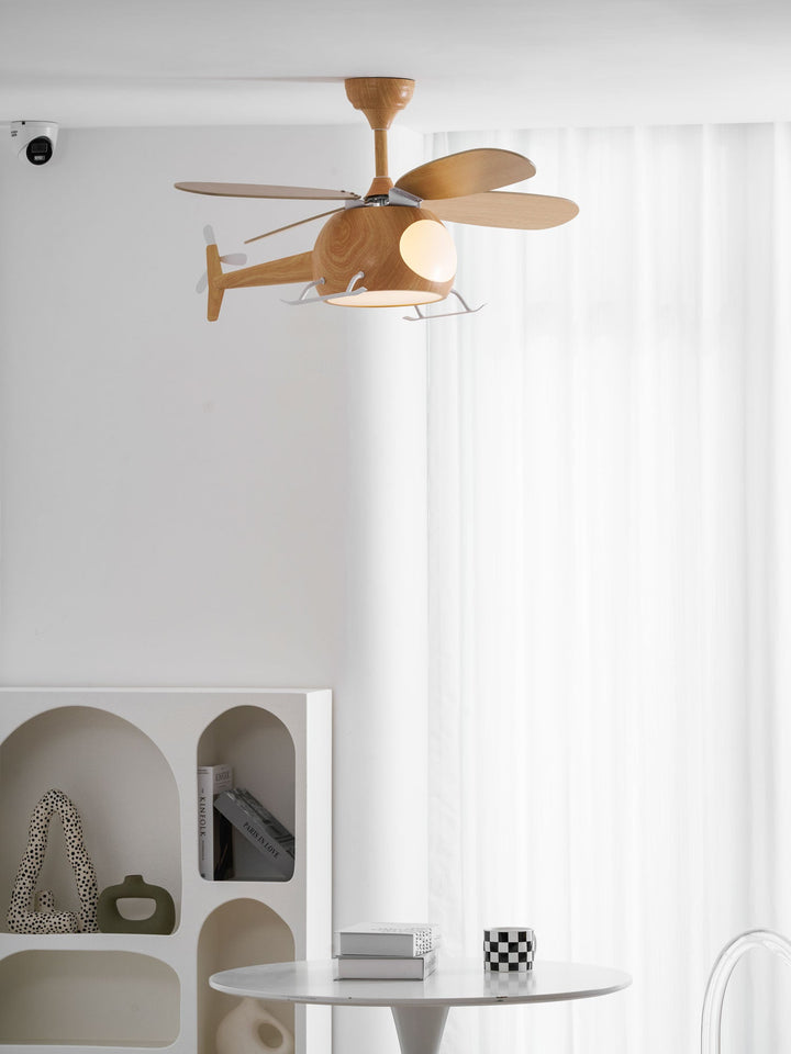 Heli Breeze Barn Takfläkt Lampa