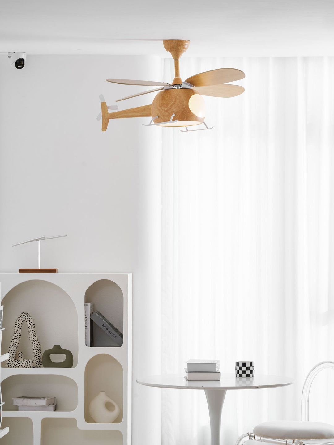 Heli Breeze Barn Takfläkt Lampa