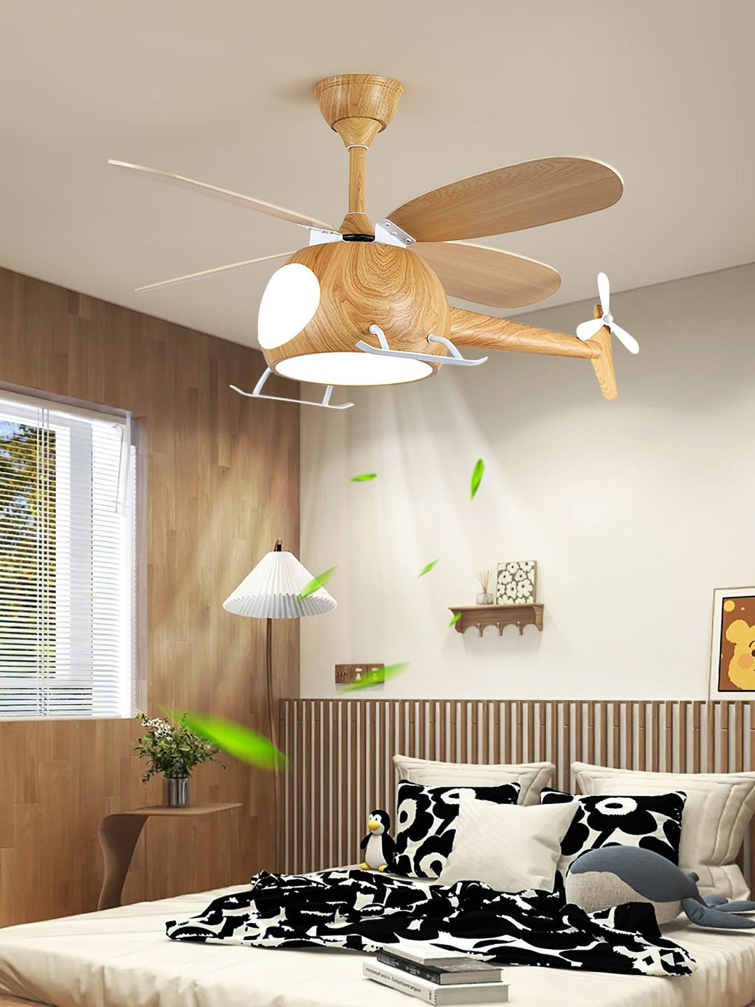 Heli Breeze Barn Takfläkt Lampa