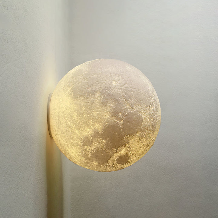 Måne 3D Vägglampa