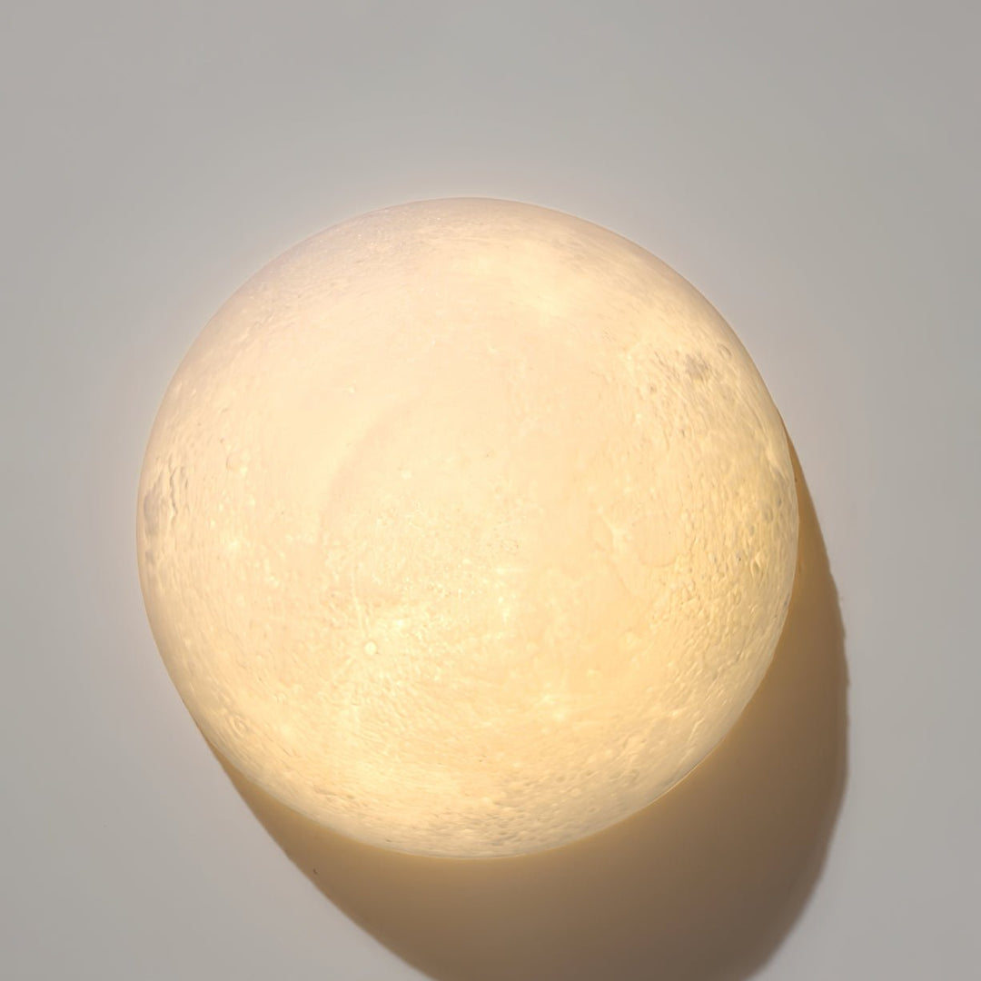Måne 3D Vägglampa