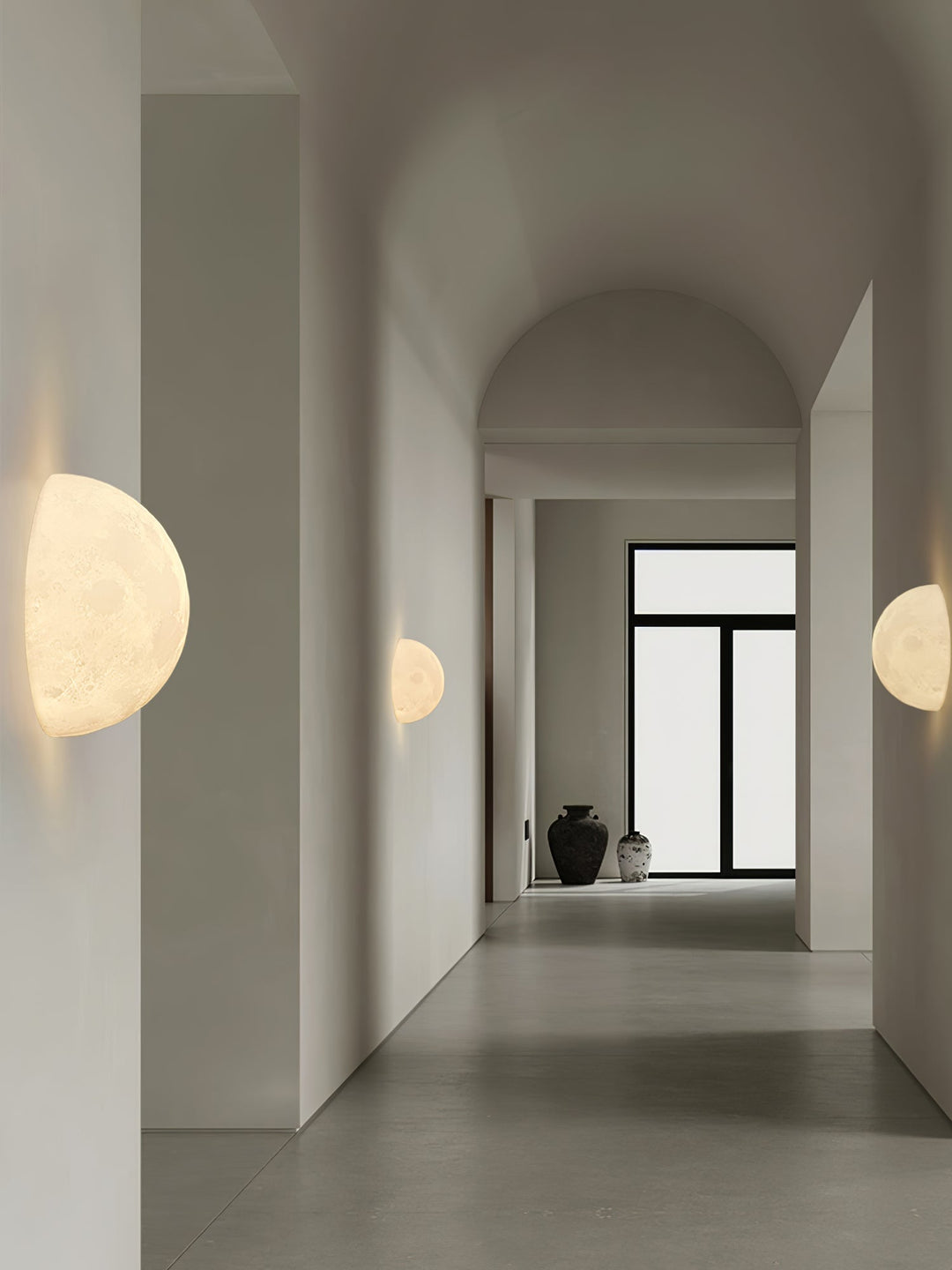 Måne 3D Vägglampa