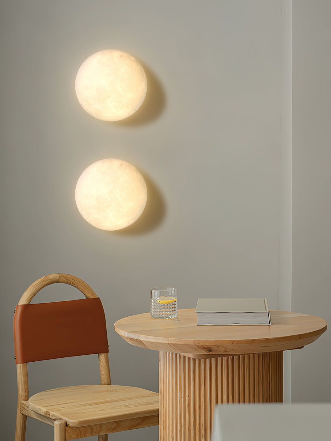 Måne 3D Vägglampa