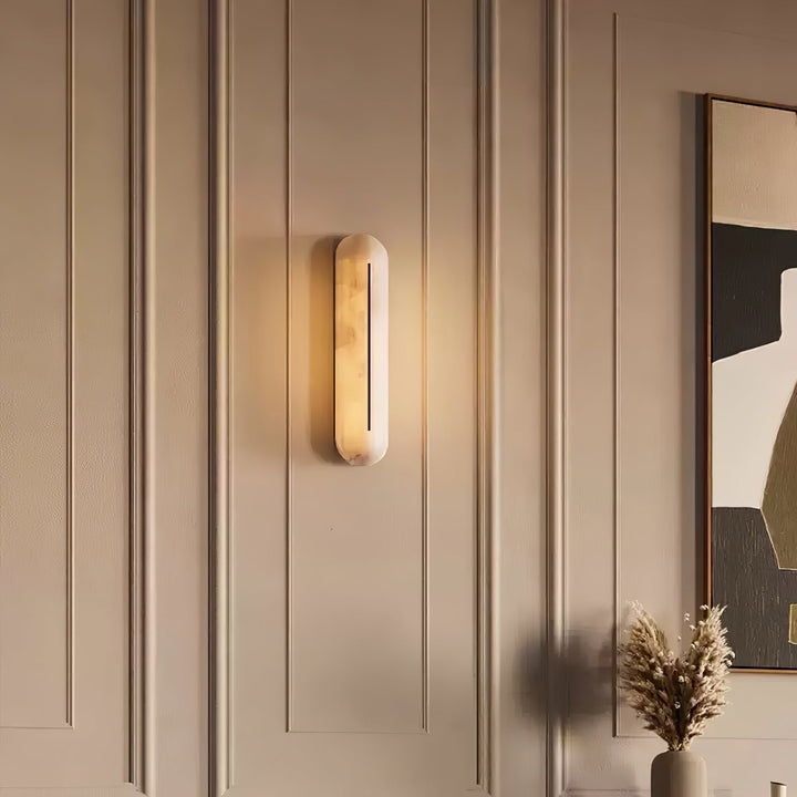Orbison Alabaster Vägglampa