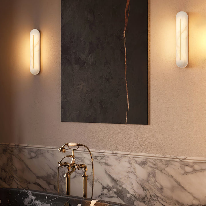 Orbison Alabaster Vägglampa