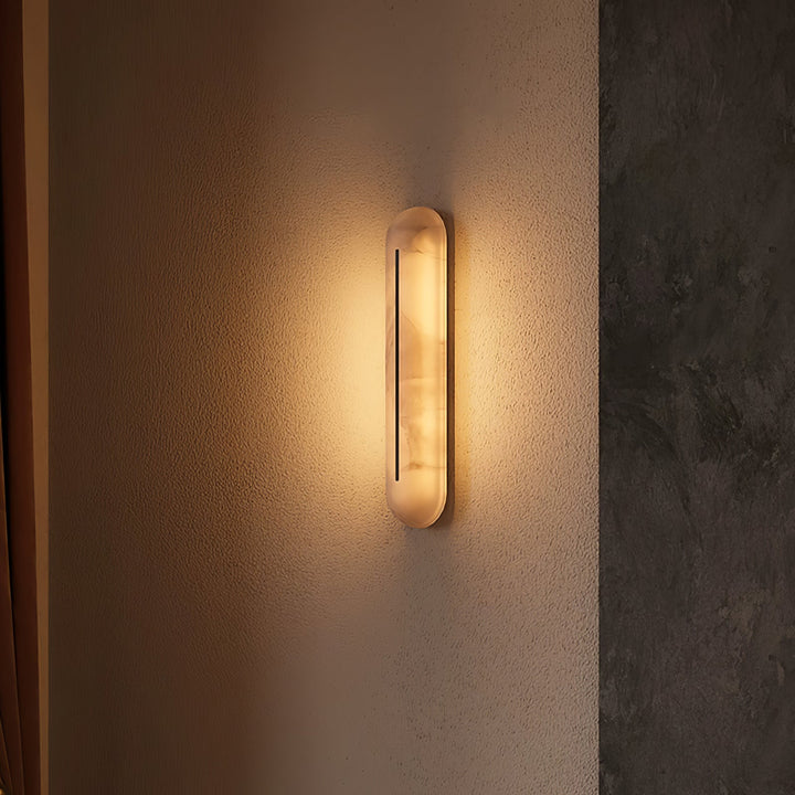 Orbison Alabaster Vägglampa