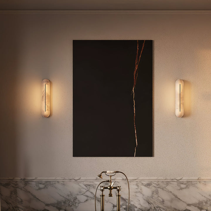 Orbison Alabaster Vägglampa