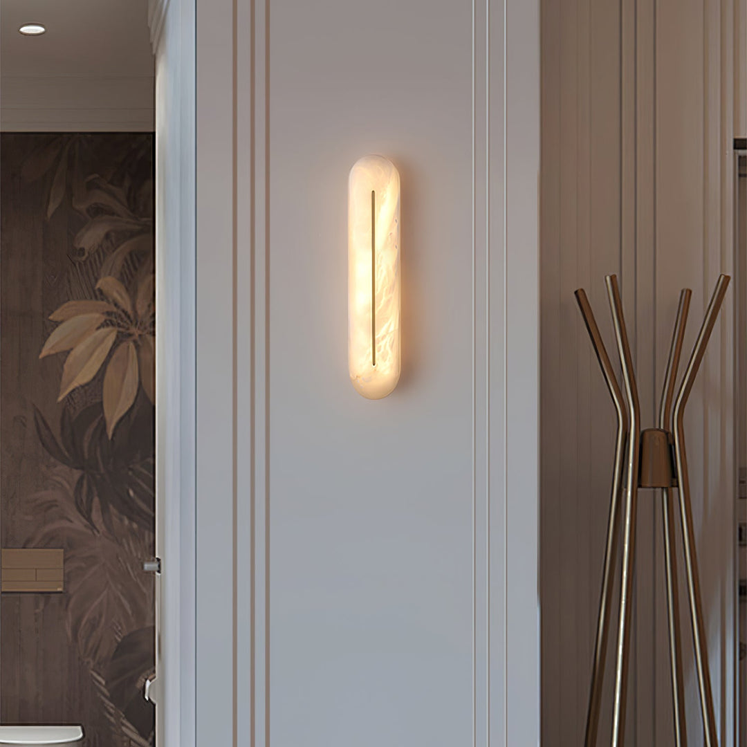 Orbison Alabaster Vägglampa