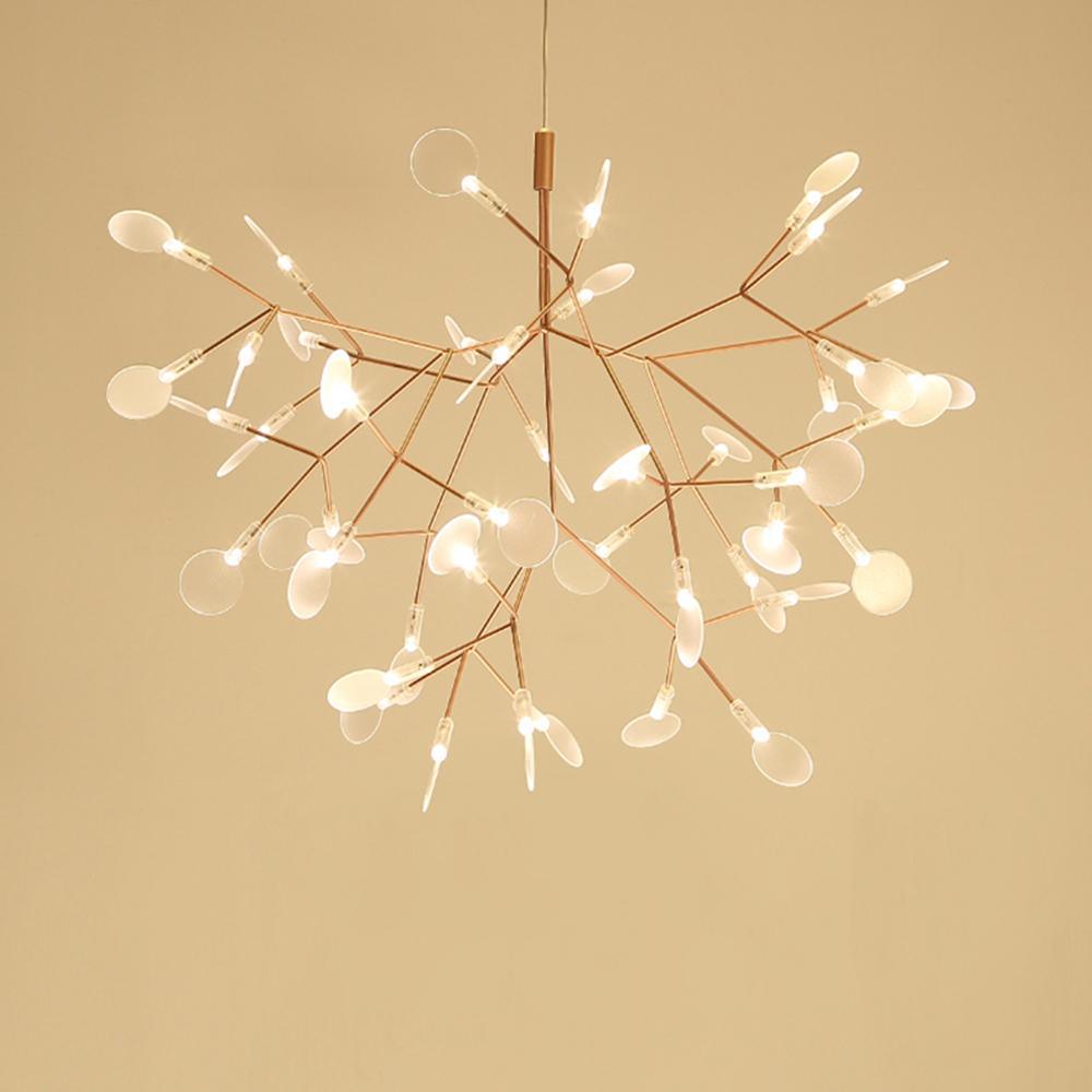 Roséguld Firefly LED Kandelaber