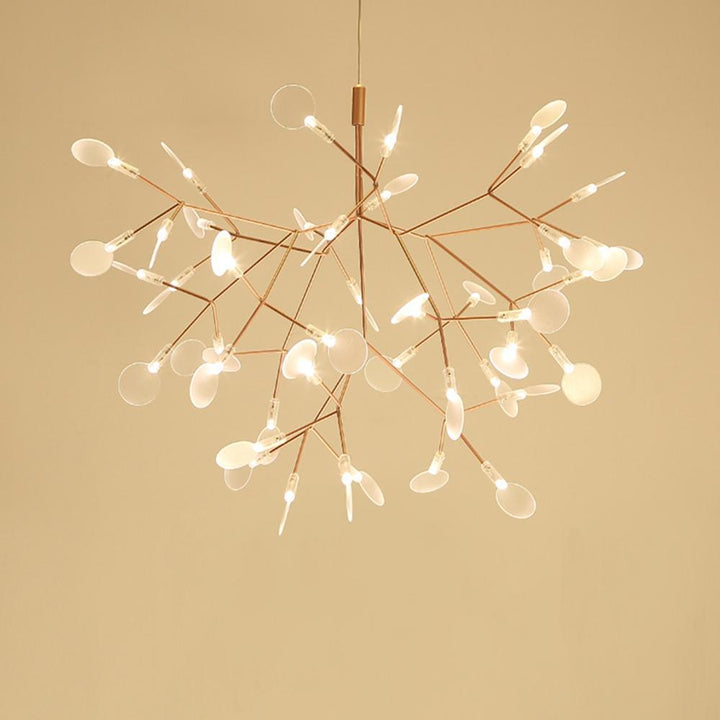 Roséguld Firefly LED Kandelaber