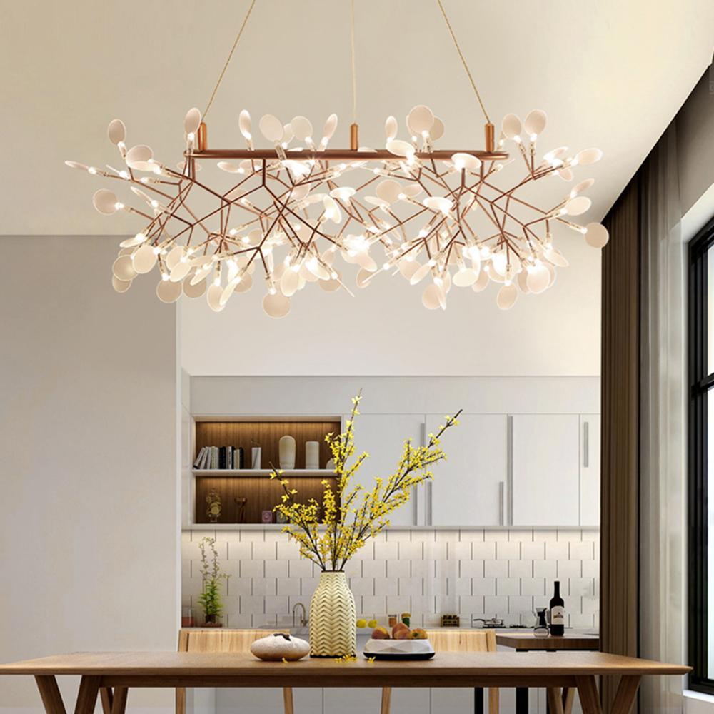 Roséguld Firefly LED Kandelaber