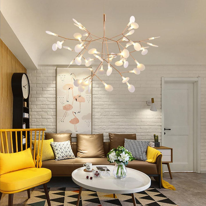 Roséguld Firefly LED Kandelaber