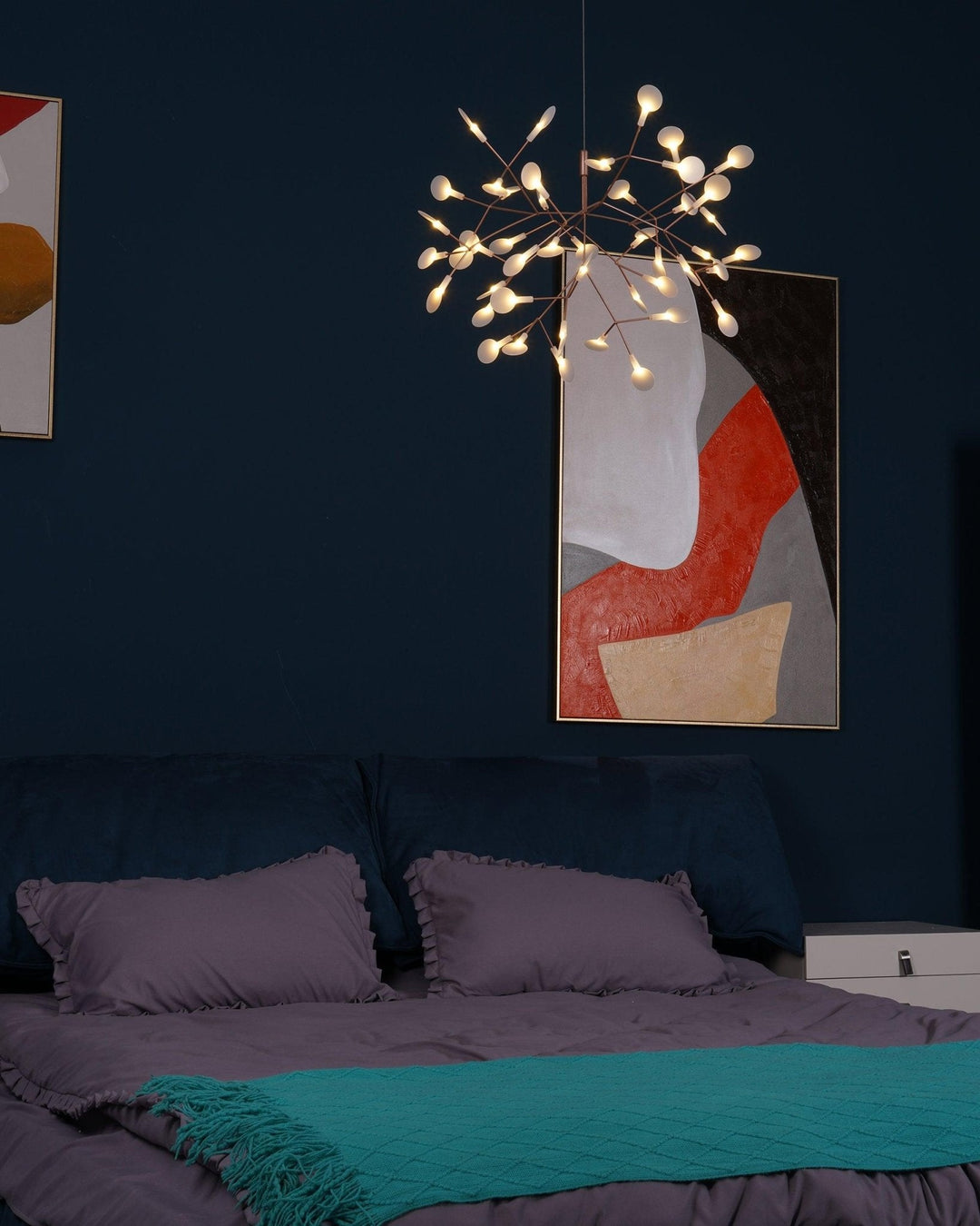 Roséguld Firefly LED Kandelaber