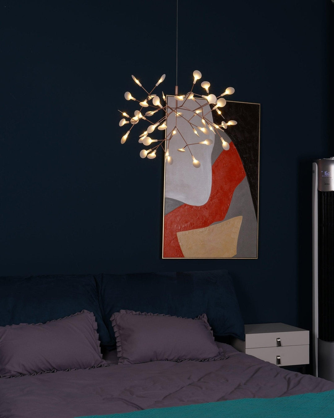 Roséguld Firefly LED Kandelaber