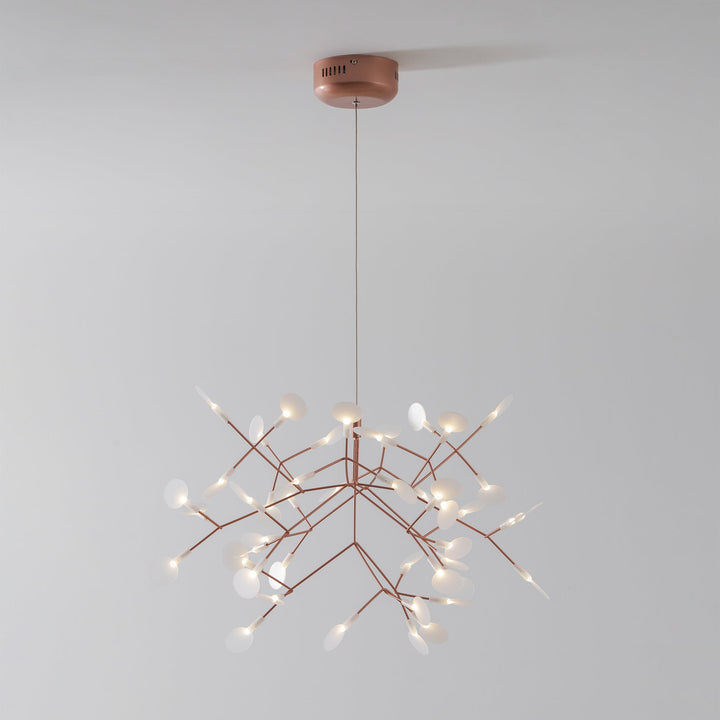 Roséguld Firefly LED Kandelaber