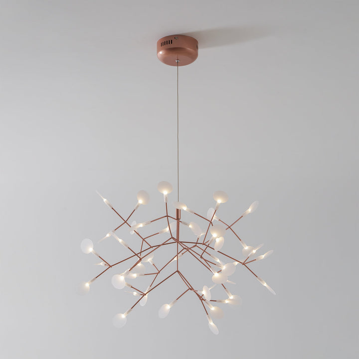 Roséguld Firefly LED Kandelaber