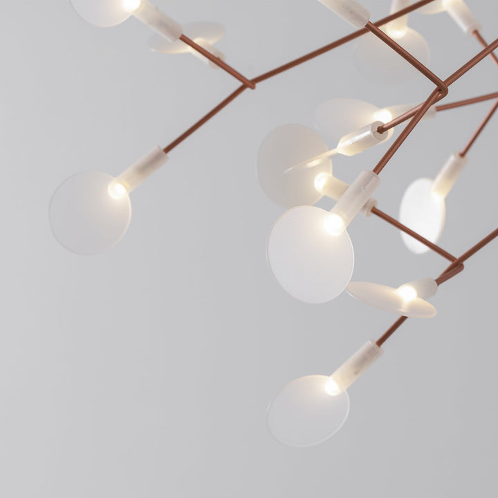 Roséguld Firefly LED Kandelaber