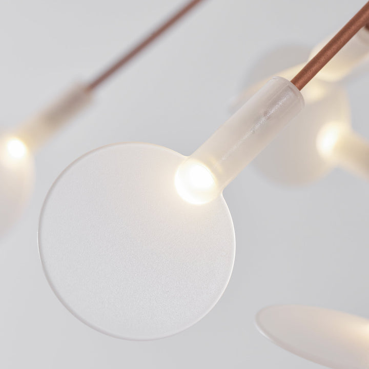 Roséguld Firefly LED Kandelaber