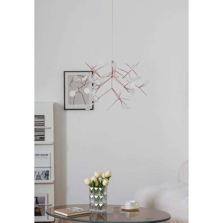 Roséguld Firefly LED Kandelaber