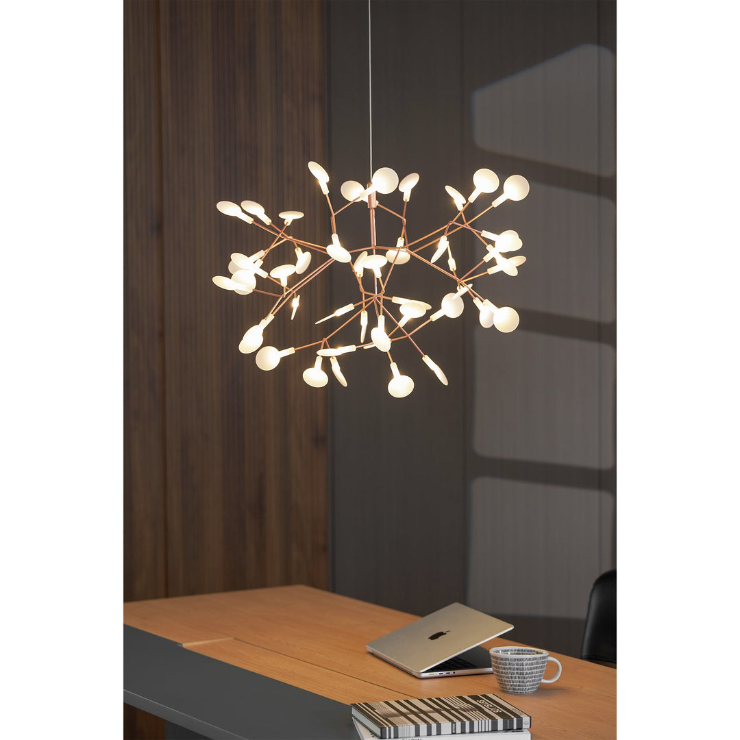 Roséguld Firefly LED Kandelaber