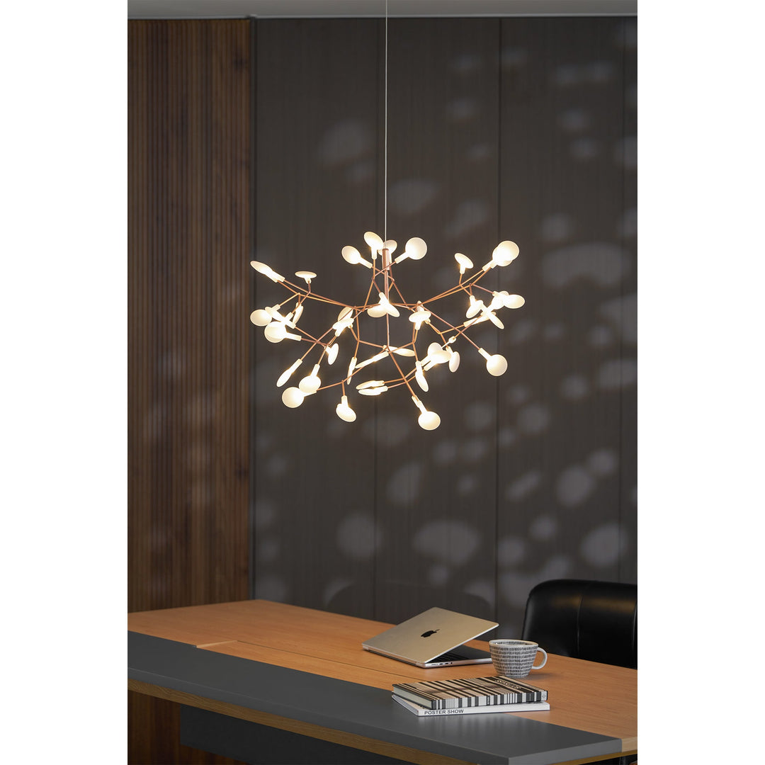 Roséguld Firefly LED Kandelaber