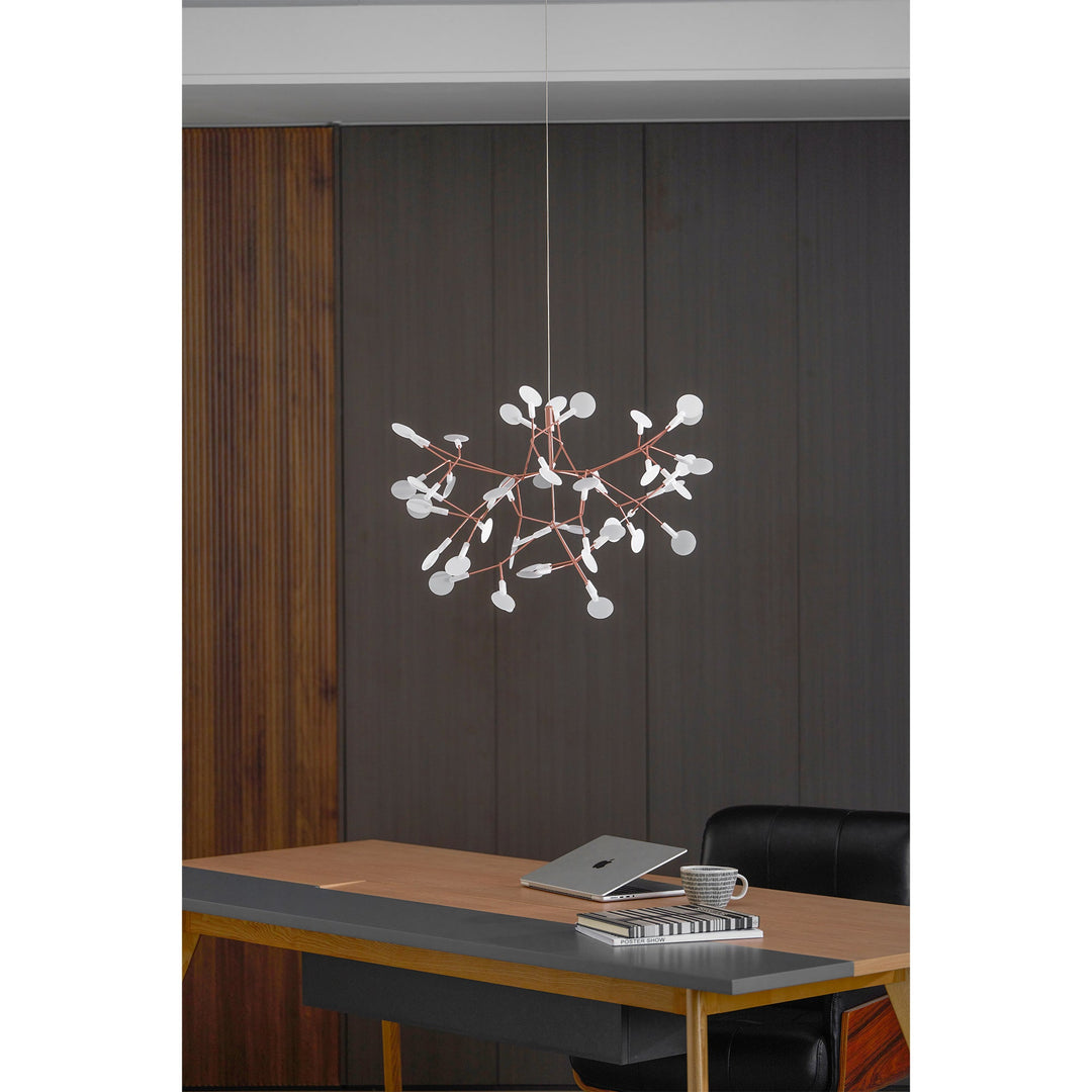Roséguld Firefly LED Kandelaber