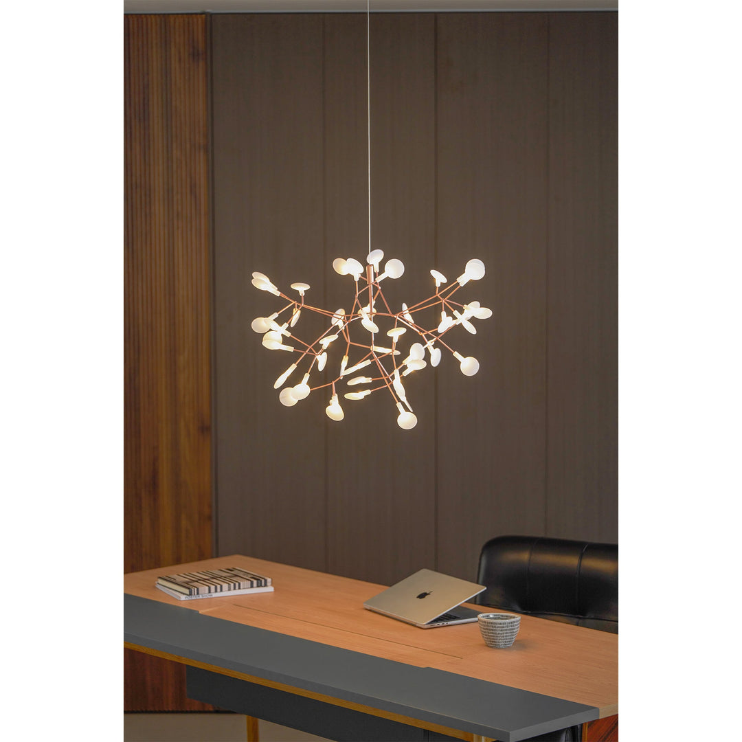 Roséguld Firefly LED Kandelaber
