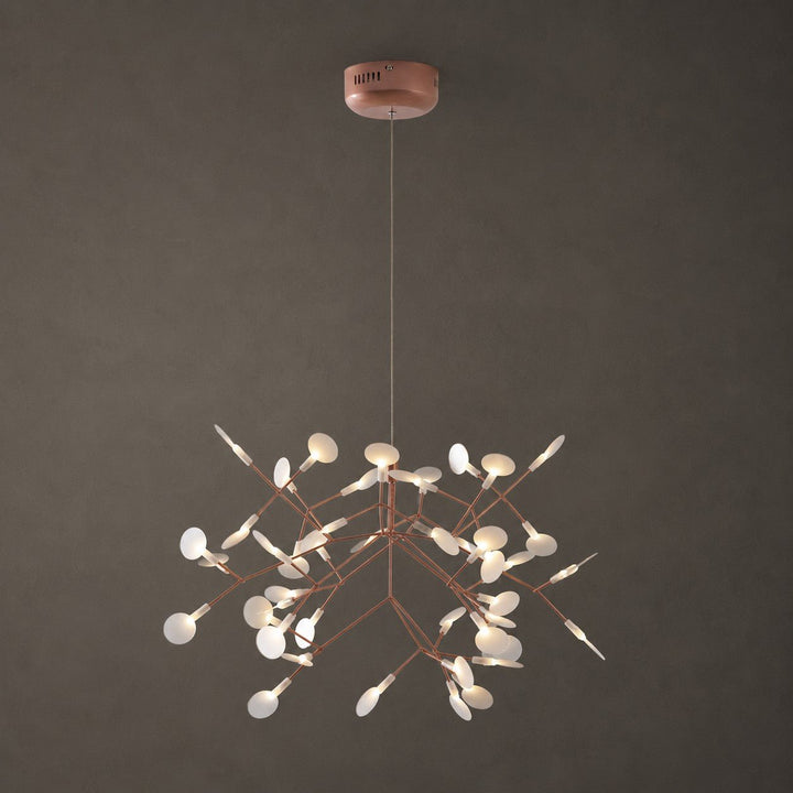 Roséguld Firefly LED Kandelaber