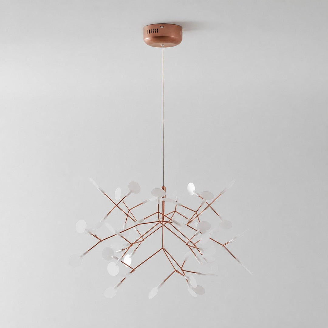 Roséguld Firefly LED Kandelaber