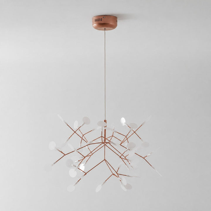 Roséguld Firefly LED Kandelaber