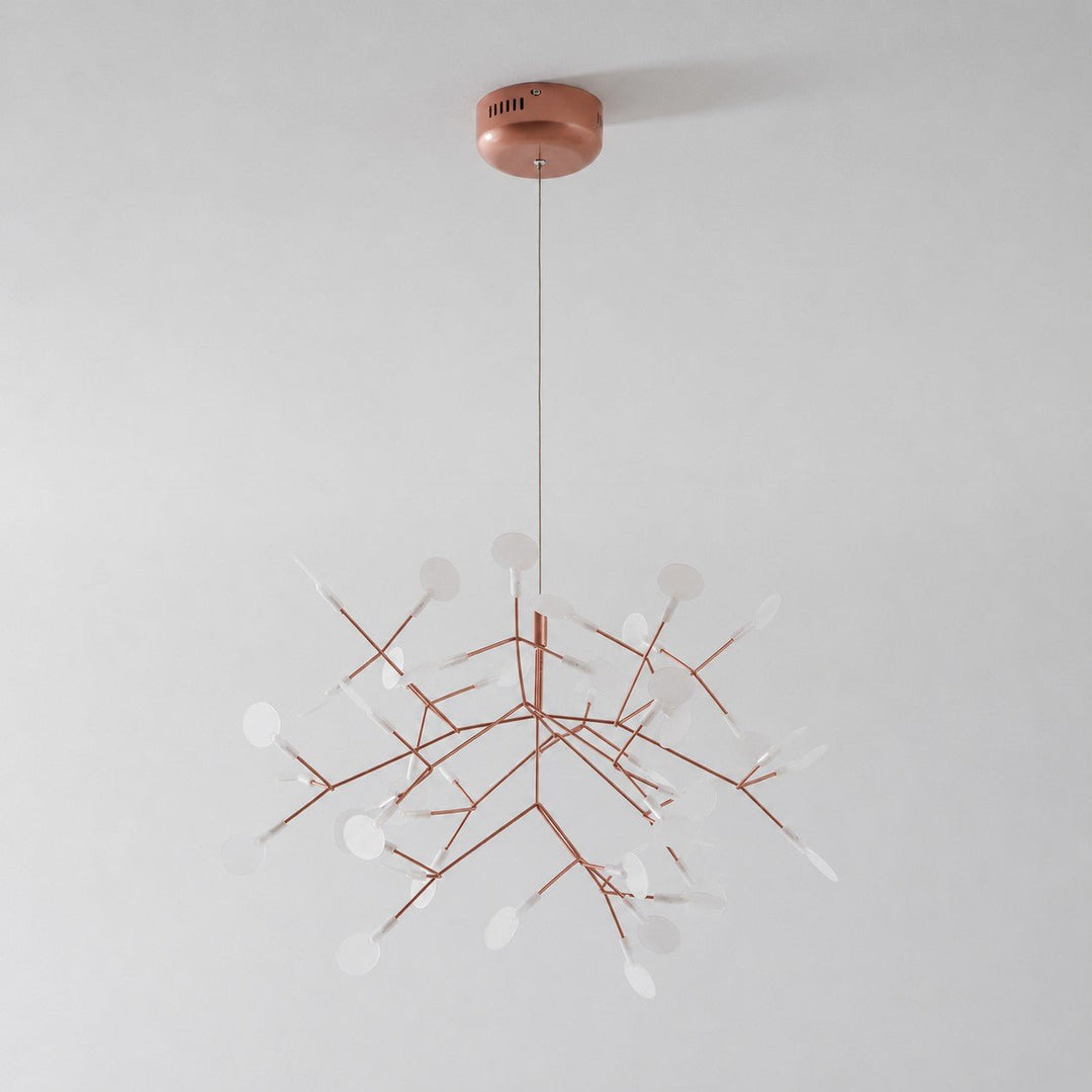 Roséguld Firefly LED Kandelaber