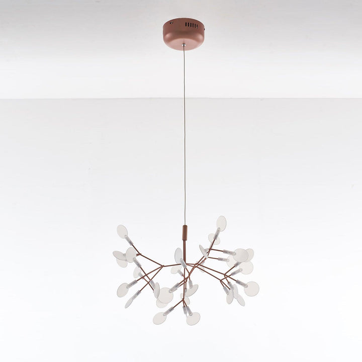 Roséguld Firefly LED Kandelaber