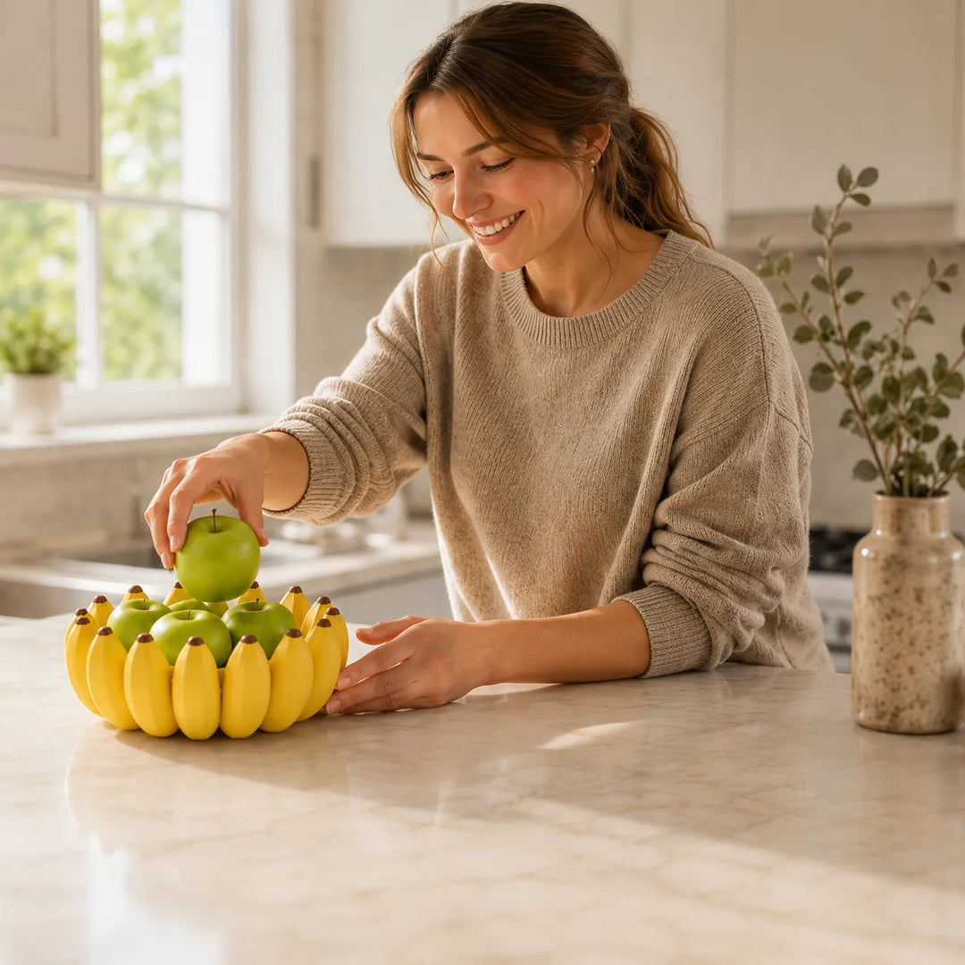 Frutera – Dekorativ Miska på Owoce i form av Bananów på Blaty