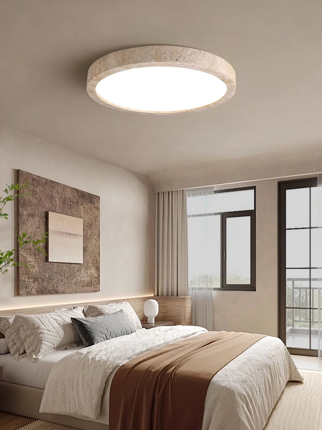 Horizon Travertine Taklampa