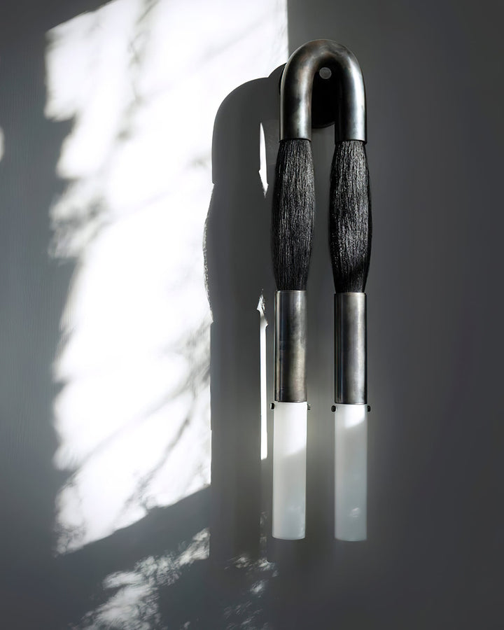 Hästhår Vägglampa