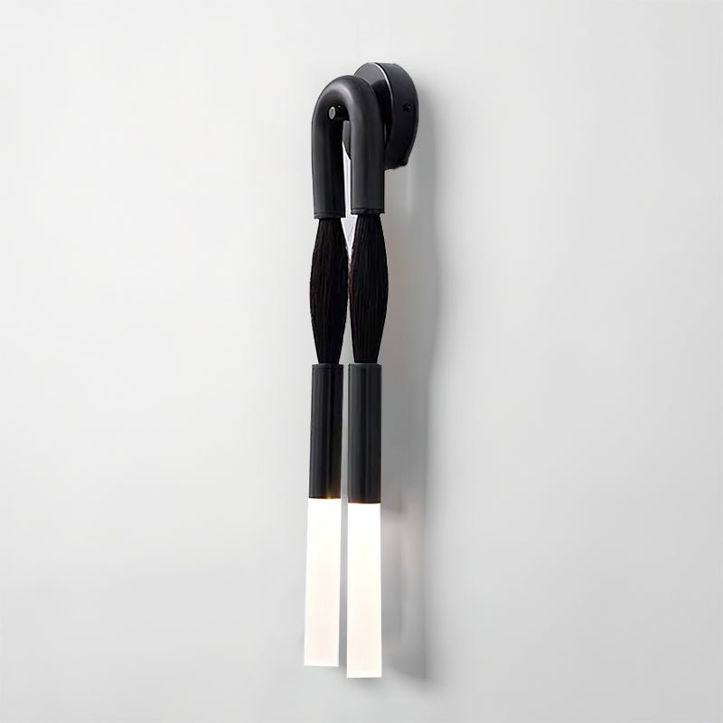 Hästhår Vägglampa