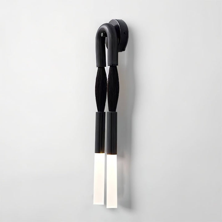 Hästhår Vägglampa