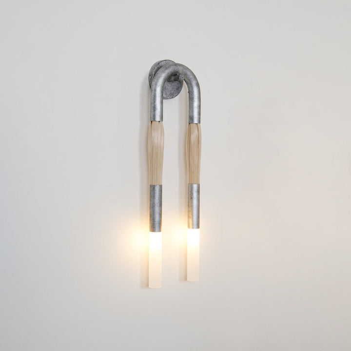 Hästhår Vägglampa