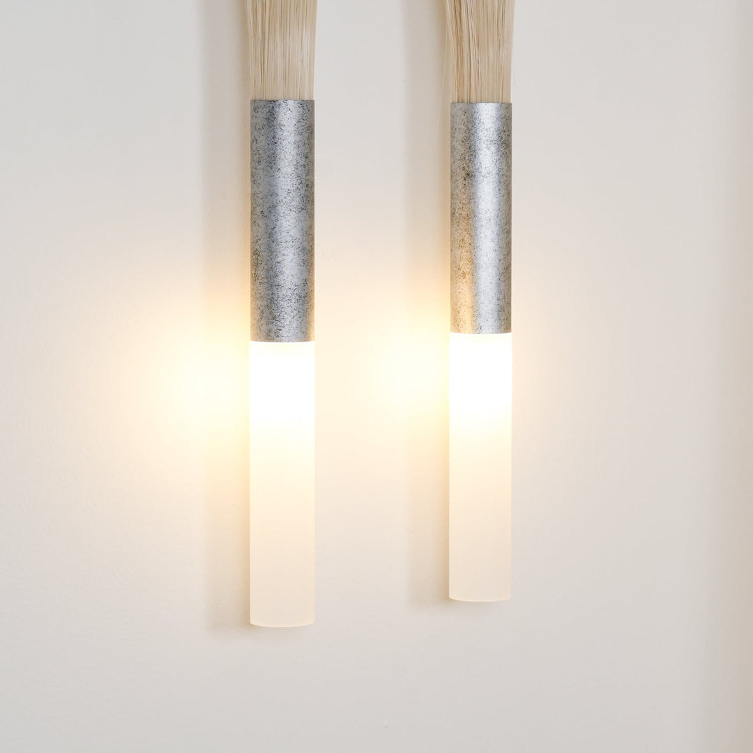 Hästhår Vägglampa