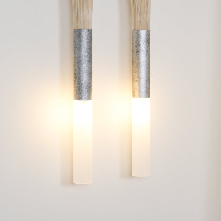 Hästhår Vägglampa