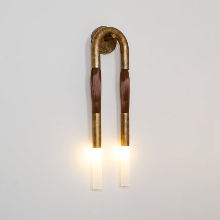 Hästhår Vägglampa