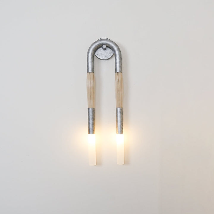 Hästhår Vägglampa