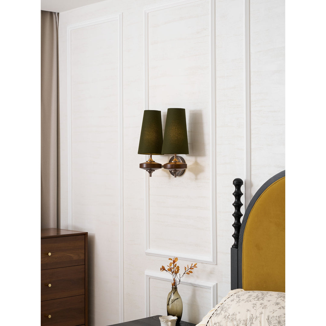 Orlan Twin Shade Vägglampa
