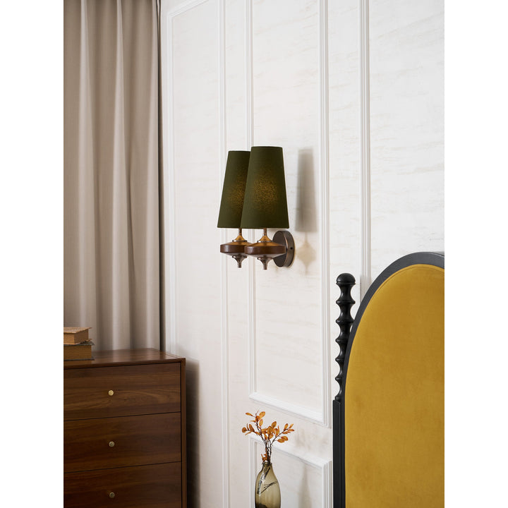 Orlan Twin Shade Vägglampa