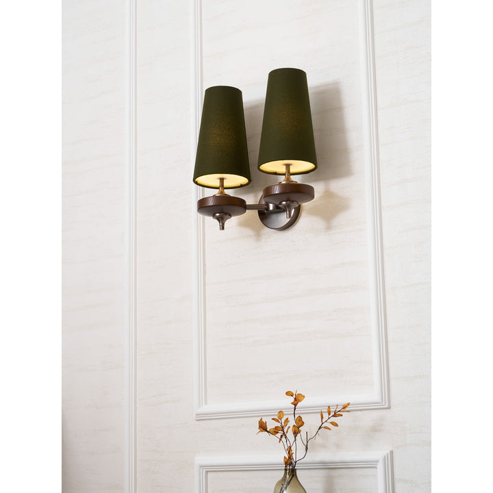 Orlan Twin Shade Vägglampa