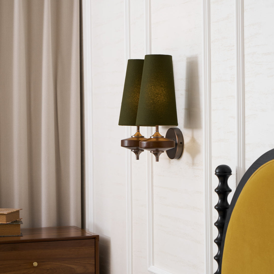Orlan Twin Shade Vägglampa