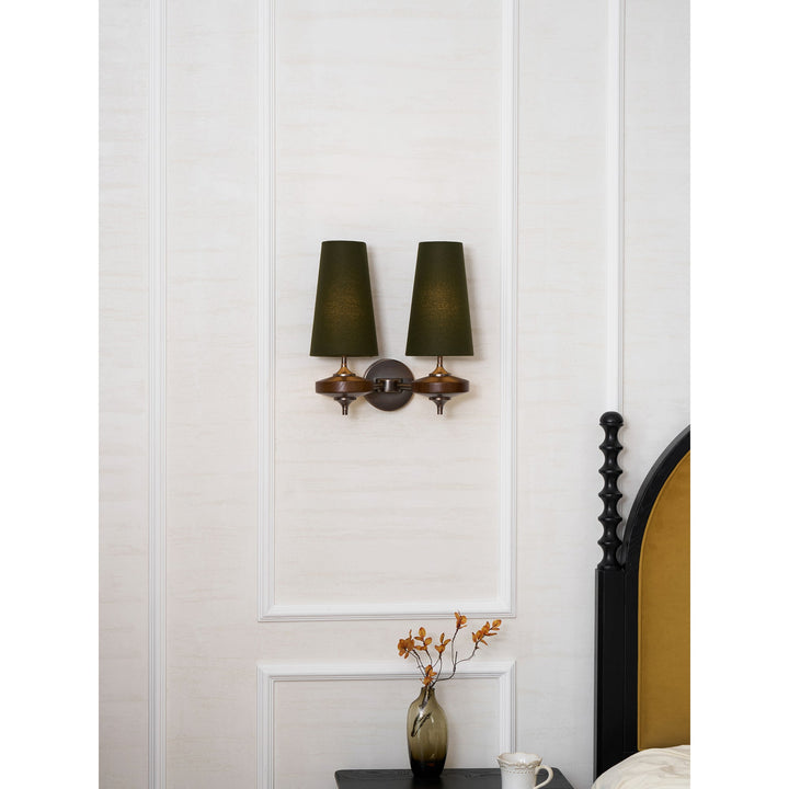 Orlan Twin Shade Vägglampa