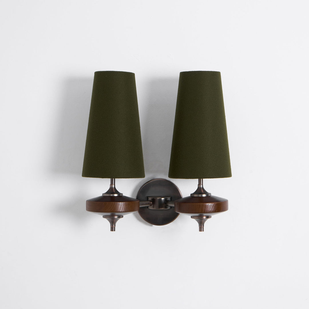 Orlan Twin Shade Vägglampa