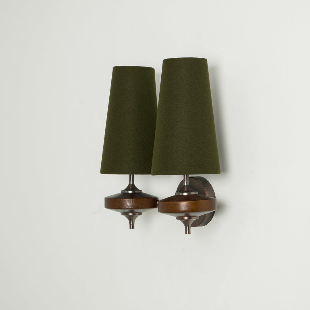 Orlan Twin Shade Vägglampa